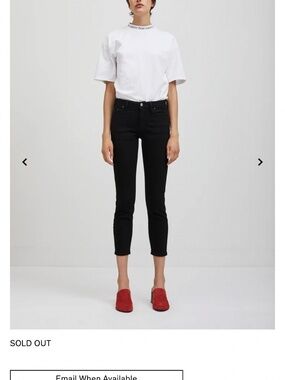 Acne Studios Blå Konst Climb Stay Black Slim Jeans Size 25/30 NWT